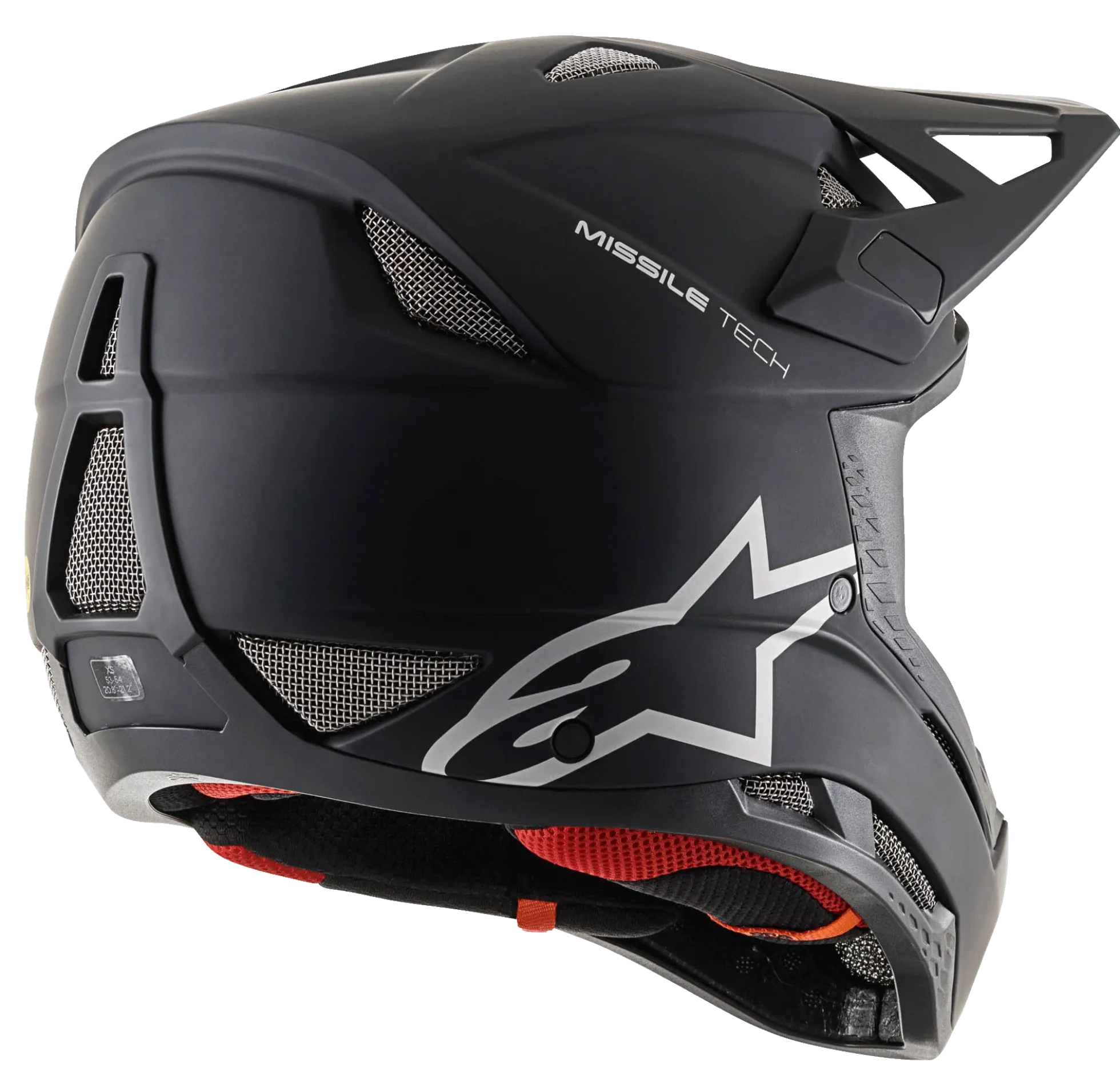 Casque Missile Tech Solid Black Matt
