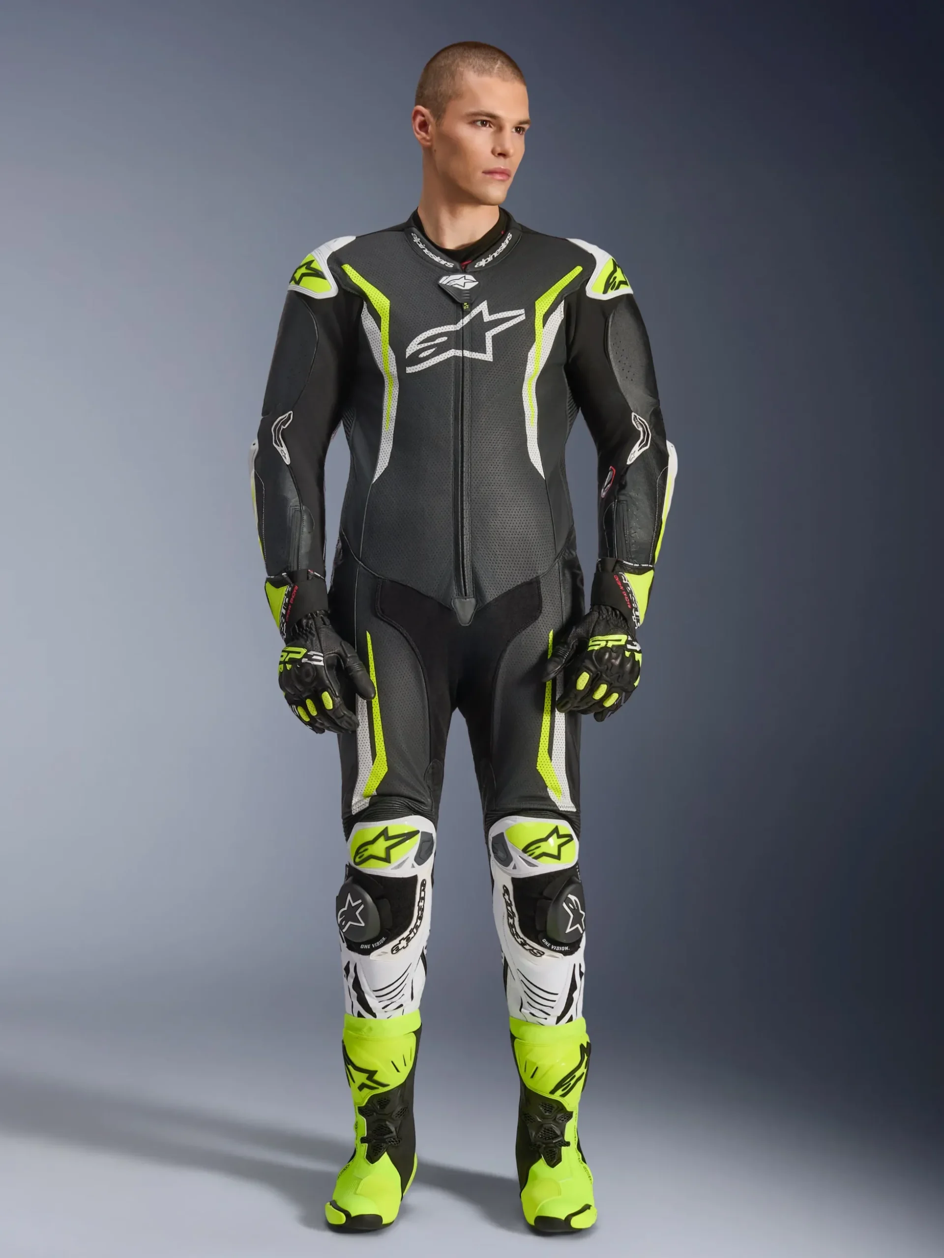 Combinaison En Cuir GP Tech V5 1 Pièce