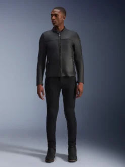 Veste En Cuir Blacktrack