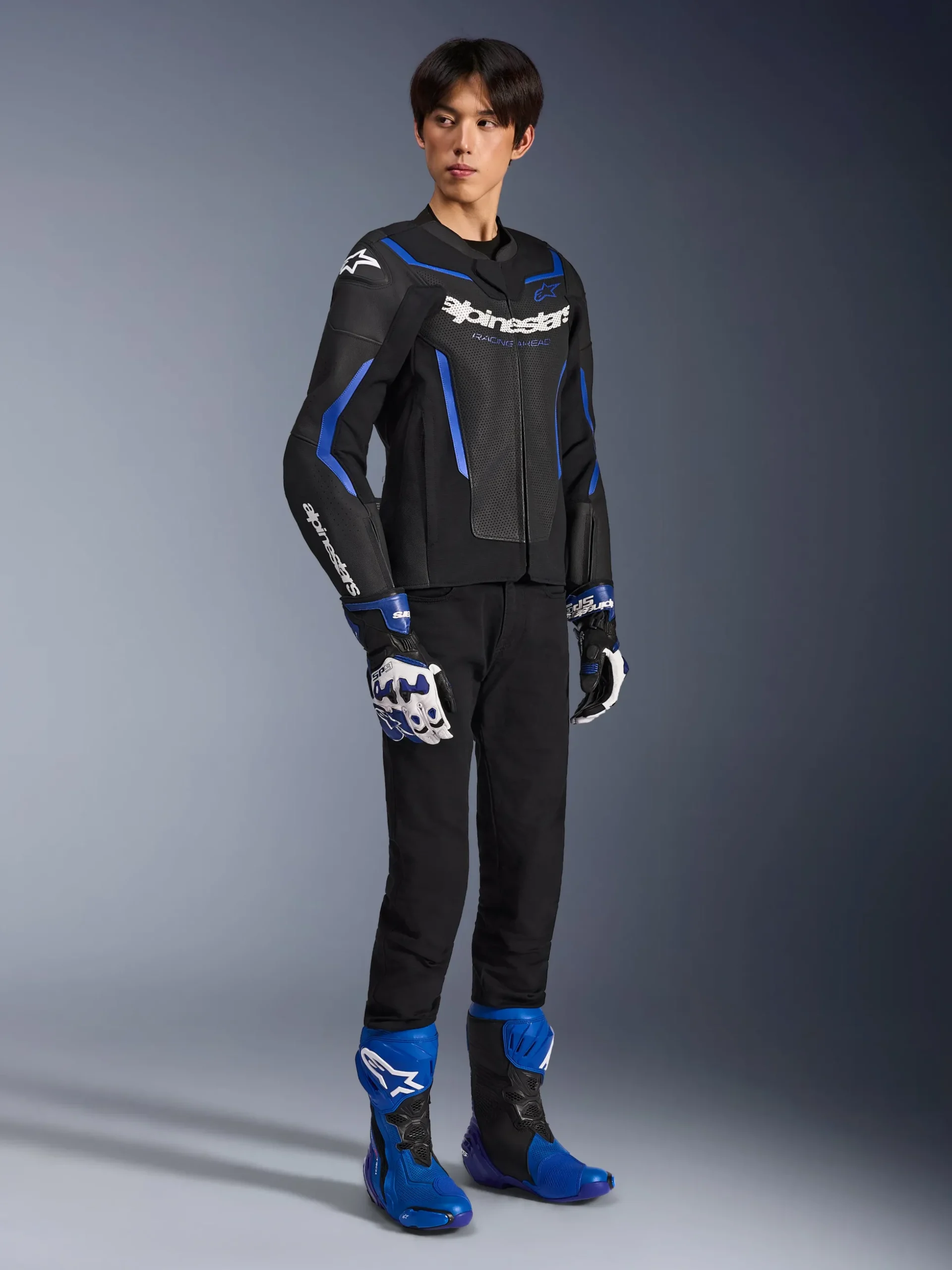 Veste En Cuir GP Force V2 Airflow