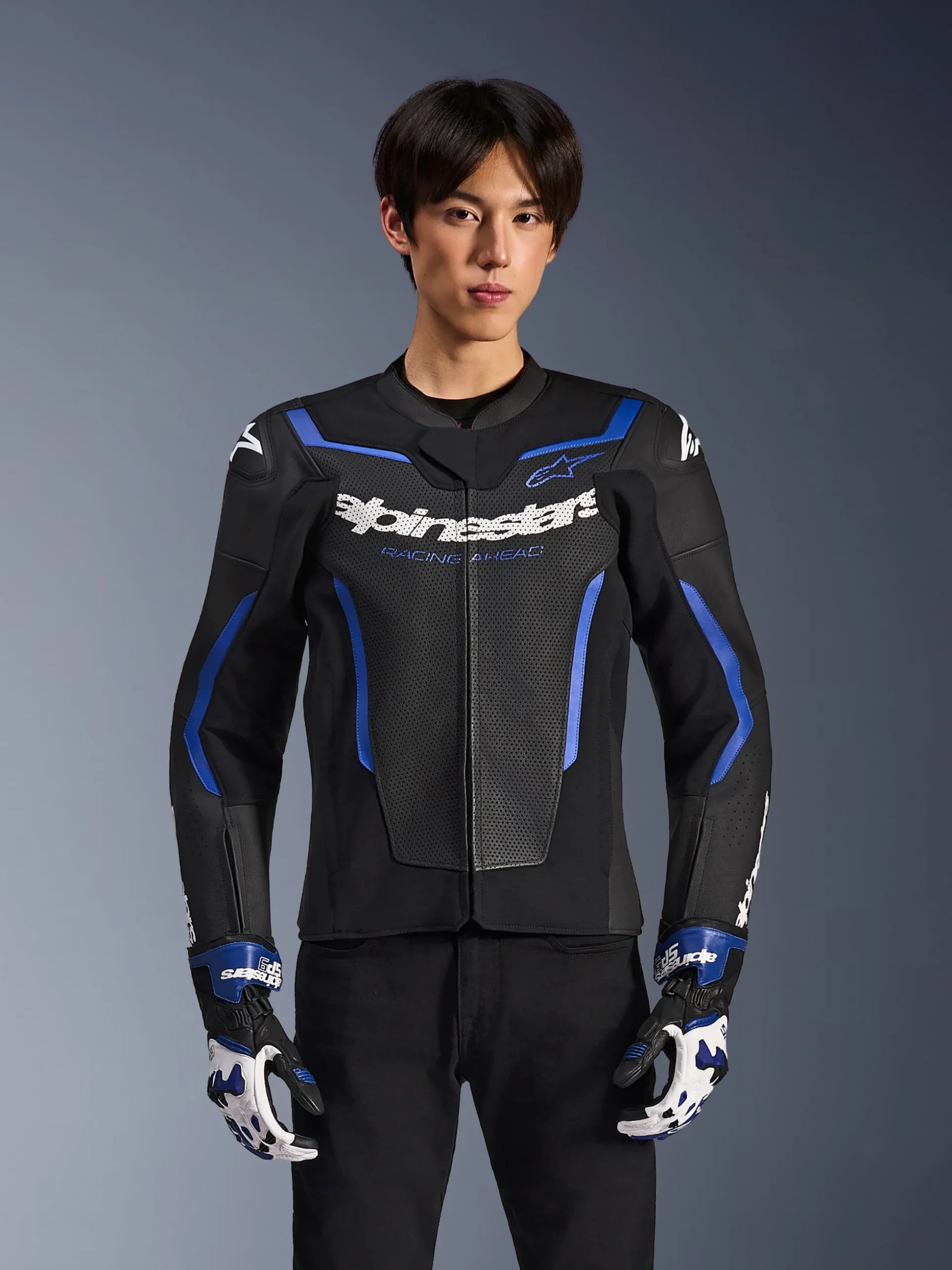 Veste En Cuir GP Force V2 Airflow