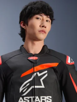 Veste En Cuir GP Plus R V4 Airflow