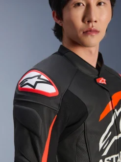 Veste En Cuir GP Plus R V4 Airflow