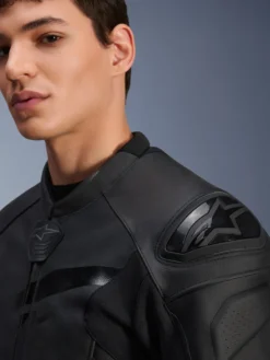 Veste En Cuir GP Plus R V4 Airflow